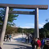 伊勢神宮内宮(皇大神宮)の鳥居