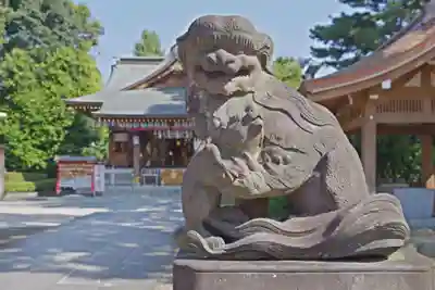 中野沼袋氷川神社の狛犬