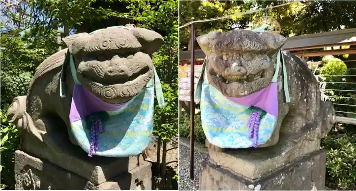 菊田神社の狛犬