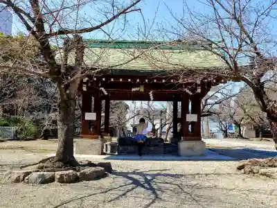 大阪護國神社の手水舎