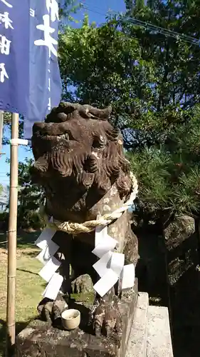 戸馳神社の狛犬