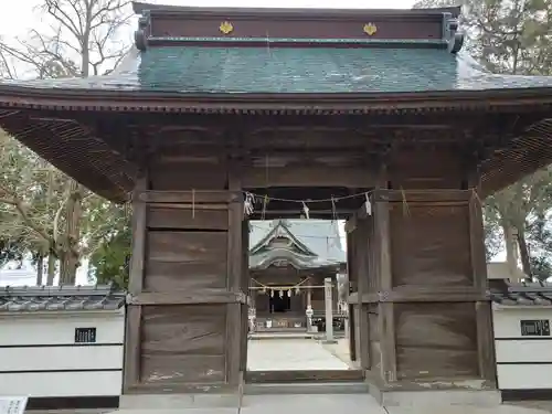 溝口竃門神社の山門・神門