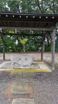 愛國神社の手水舎