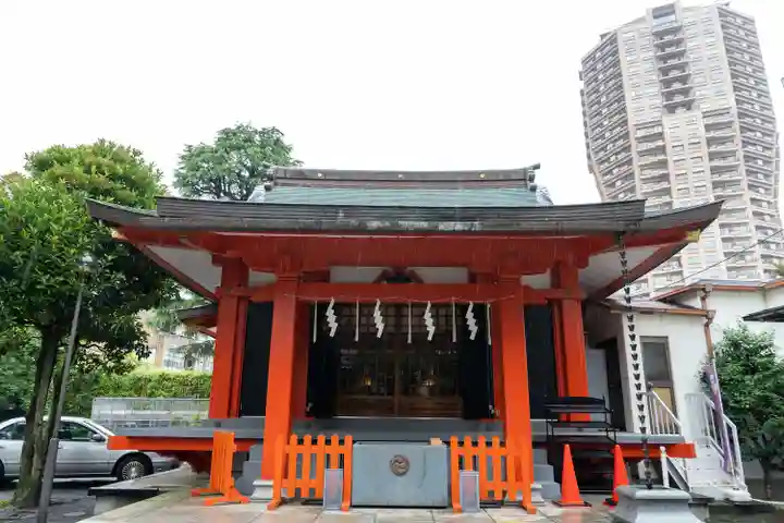 麻布氷川神社の本殿・本堂
