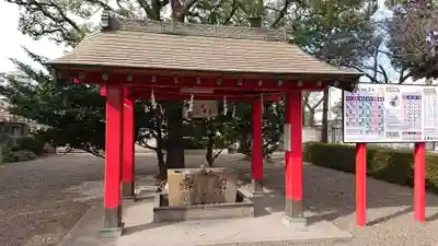 元郷氷川神社の手水舎