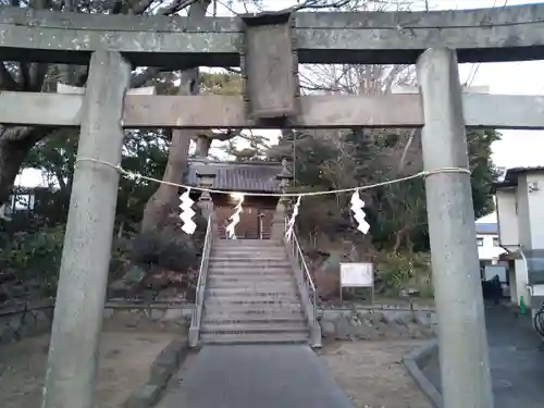 葛飾神社の鳥居