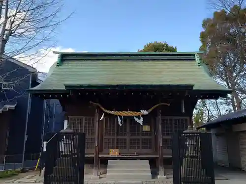 三ツ和氷川神社の本殿