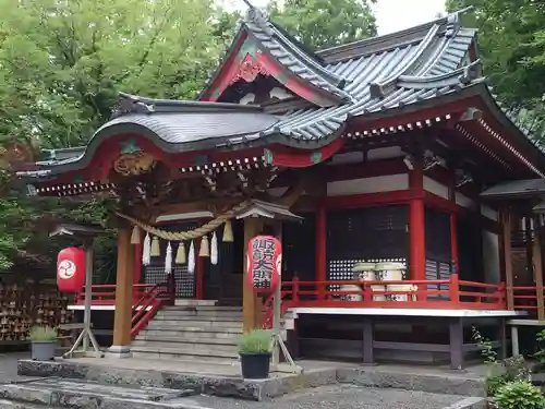 山中諏訪神社の本殿