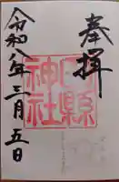 田縣神社の御朱印