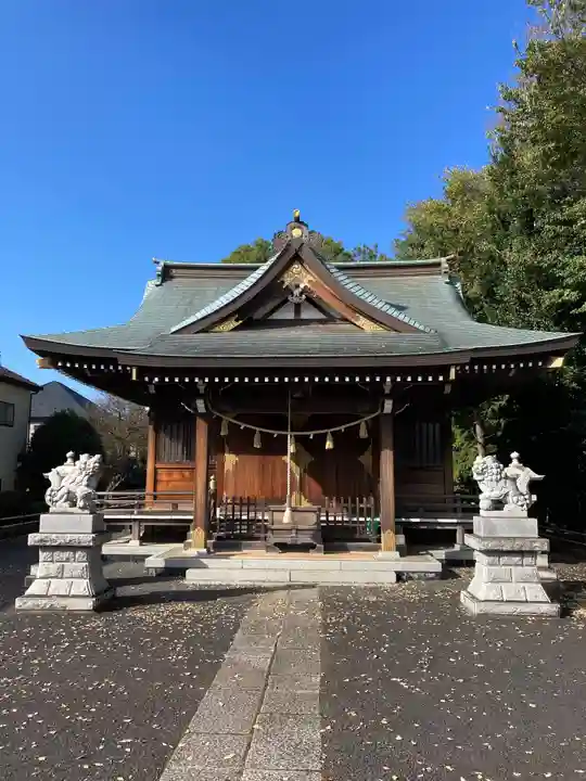 並木氷川神社の本殿・本堂