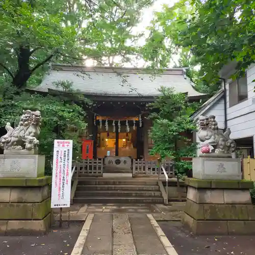 神明氷川神社の本殿・本堂