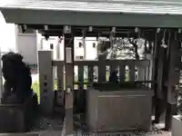 築土神社の手水舎