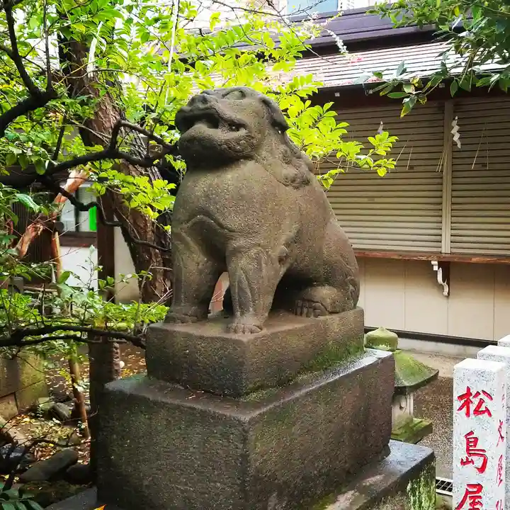 御田八幡神社の狛犬