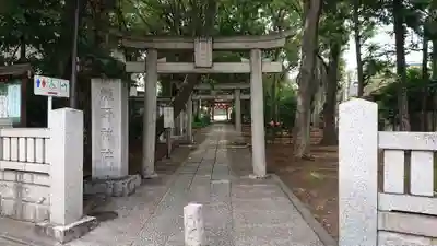 自由が丘熊野神社の鳥居
