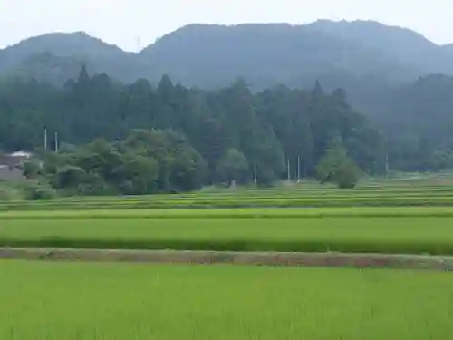 都祁山口神社の景色