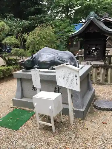 道明寺天満宮の狛犬