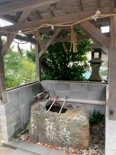 國津意加美神社の手水舎