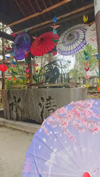 若宮神明社の手水舎