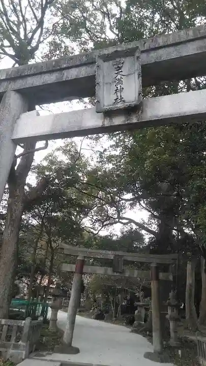野口天満神社の鳥居