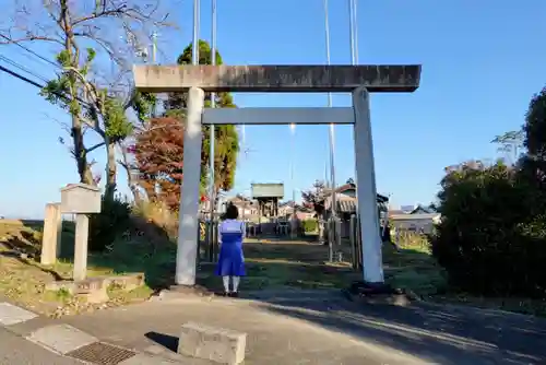 神明神社の鳥居