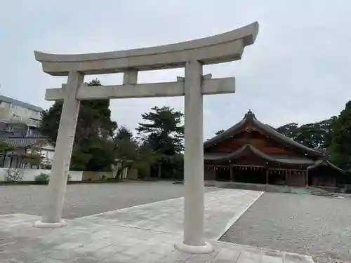 富山縣護國神社の鳥居