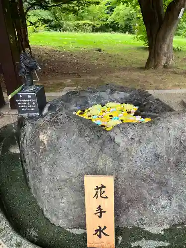 月寒神社の手水