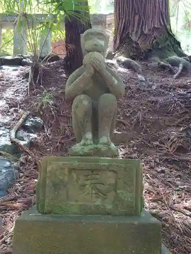 萩日吉神社の狛犬