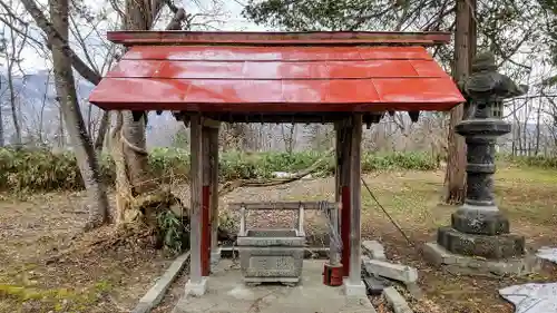 幾春別神社の手水舎