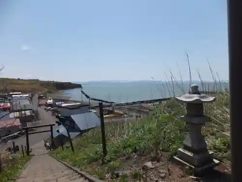 厚田八幡神社の景色