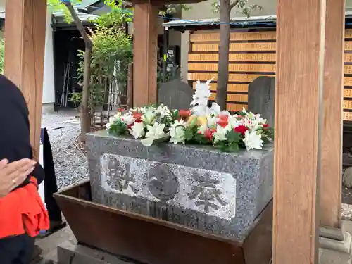 田無神社の手水