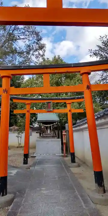 百済王神社の鳥居