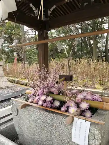 白山神社の手水舎
