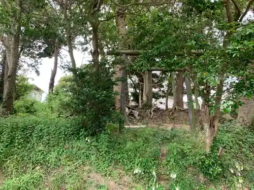 神社(名称不明)の鳥居