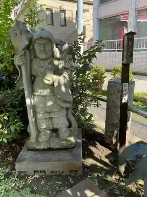 成子天神社の像