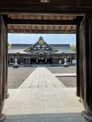秋田県護國神社の本殿・本堂