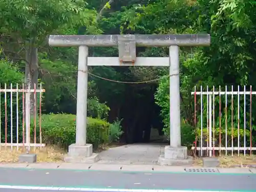 神明神社の鳥居