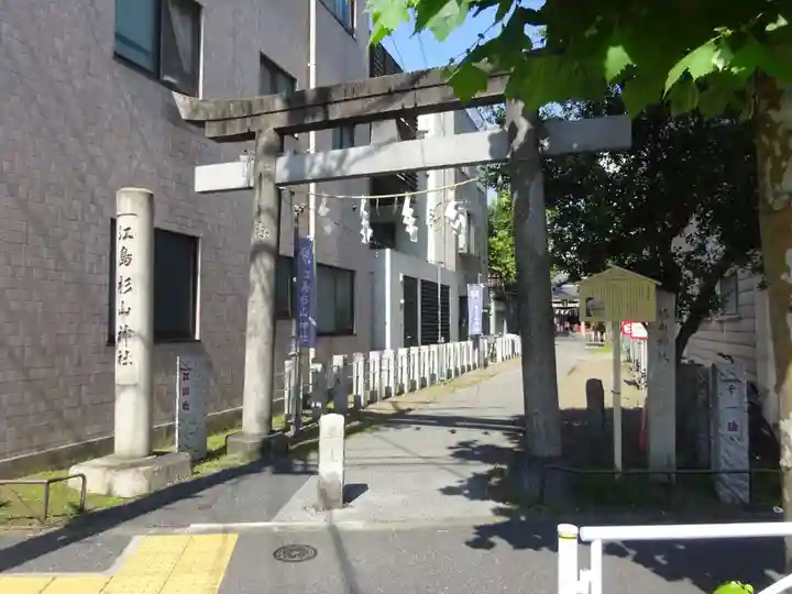 江島杉山神社の鳥居
