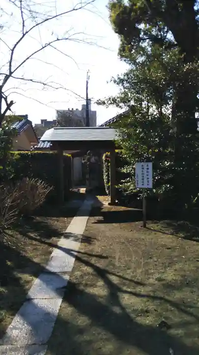 茂原八幡神社の山門・神門