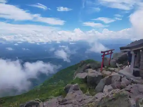 岩木山神社奥宮の景色