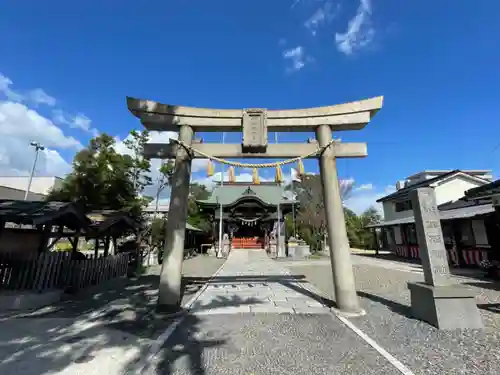 中津瀬神社の鳥居