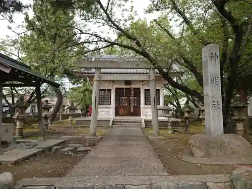 神明社（土田）の本殿・本堂
