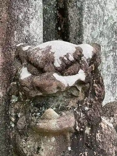 針綱神社の狛犬