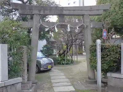 四貫島住吉神社の鳥居