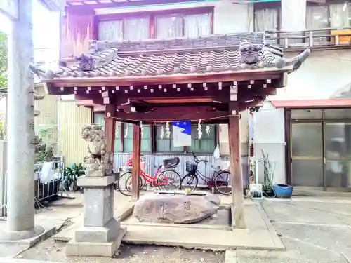 神明社（伊勢山神明社）の手水舎