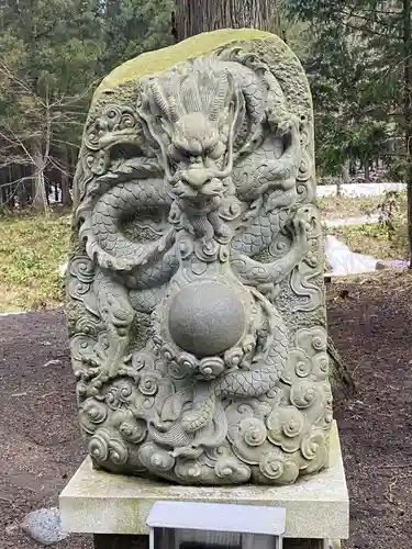 岩手山神社の狛犬