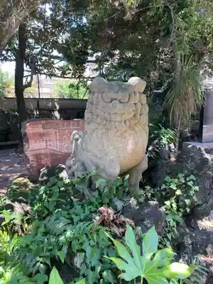 柏諏訪神社の狛犬