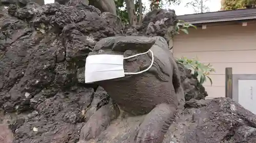 お三の宮日枝神社の狛犬