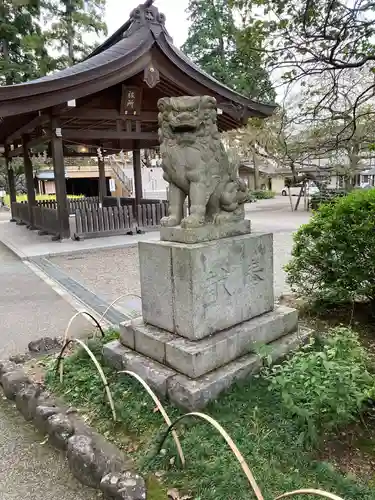 高麗神社の狛犬