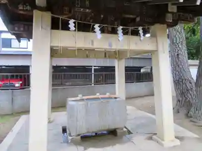 柴又八幡神社の手水舎