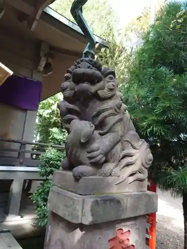 上目黒氷川神社の狛犬